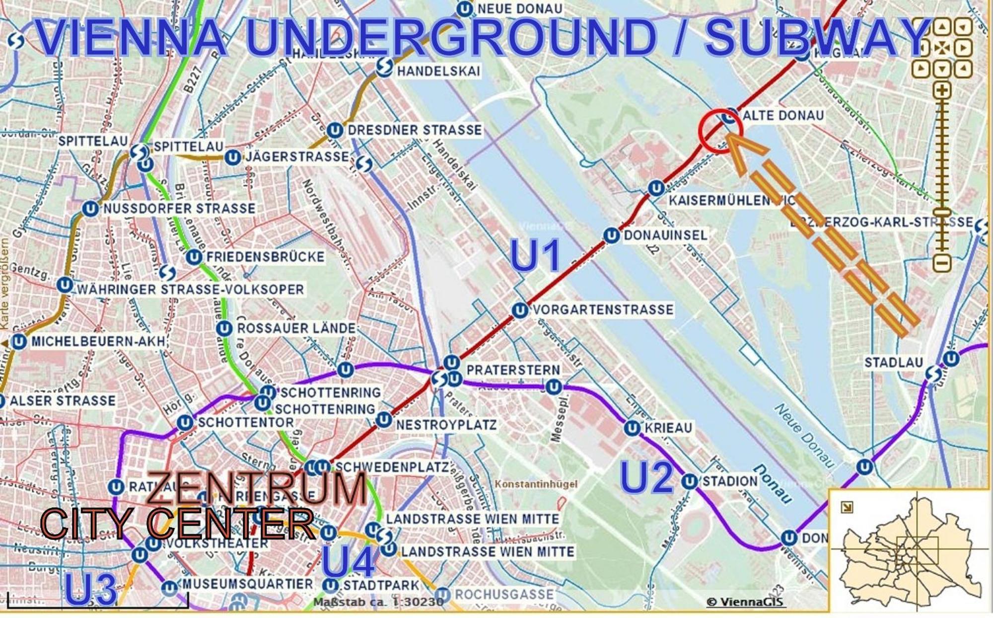 Yuki'S Place - Un-Vic, Danube Beach And Subway Near To Downtown ウィーン エクステリア 写真